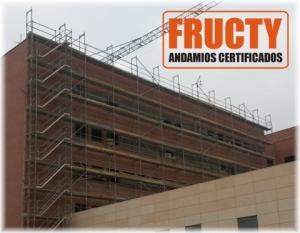 Andamio de marcos en Hospital La Arrixaca Murcia